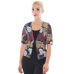 Wowriveter2020 Cropped Button Cardigan by Kritter