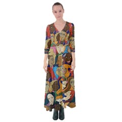 Wowriveter2020 Button Up Maxi Dress by Kritter