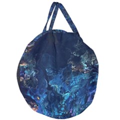  Coral Reef Giant Round Zipper Tote by CKArtCreations