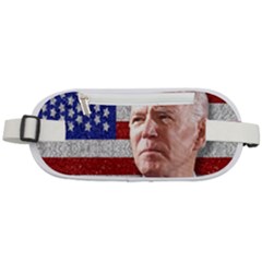 Biden President Sticker Design Rounded Waist Pouch by dflcprintsclothing