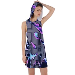 D B  Racer Back Hoodie Dress by MRNStudios