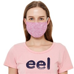 Light Blush Pink Melee Cloth Face Mask (adult) by SpinnyChairDesigns