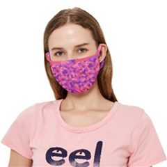 Purple Pink Camouflage Crease Cloth Face Mask (adult) by SpinnyChairDesigns