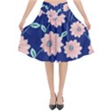 Floral Flared Midi Skirt View1