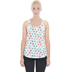 Aqua Coral Piece Up Tank Top by CuteKingdom