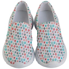 Aqua Coral Kids Lightweight Slip Ons by CuteKingdom