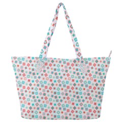 Aqua Coral Full Print Shoulder Bag by CuteKingdom