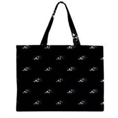 Formula One Black And White Graphic Pattern Zipper Mini Tote Bag by dflcprintsclothing