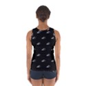 Formula One Black And White Graphic Pattern Sport Tank Top  View2