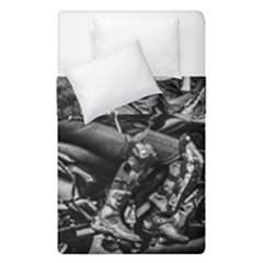 Motorcycle Riders At Highway Duvet Cover Double Side (single Size) by dflcprintsclothing