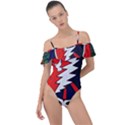 Grateful Dead - Frill Detail One Piece Swimsuit View1