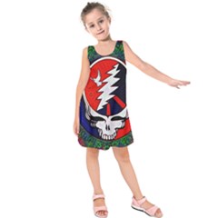 Grateful Dead - Kids  Sleeveless Dress by Sapixe