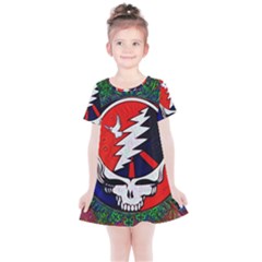 Grateful Dead - Kids  Simple Cotton Dress by Sapixe