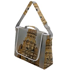 Salvo Palace Exterior View, Montevideo, Uruguay Box Up Messenger Bag by dflcprintsclothing