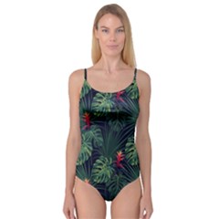 Tropical Flowers Camisole Leotard  by goljakoff