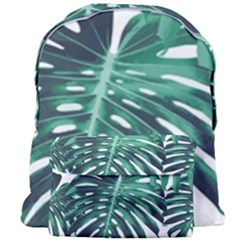 Green Monstera Leaf Giant Full Print Backpack by goljakoff