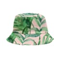 Green leaves on pink Bucket Hat View1