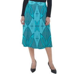 Sp 814 Classic Velour Midi Skirt  by Eskimos