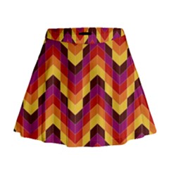 Geometric  Mini Flare Skirt by Sobalvarro