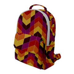 Geometric  Flap Pocket Backpack (large) by Sobalvarro