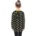 Digital Flowers Kids  Double Breasted Button Coat View2