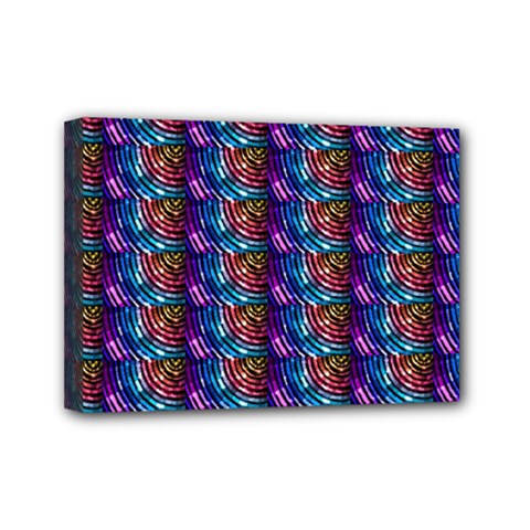 Abstract Illusion Mini Canvas 7  X 5  (stretched) by Sparkle