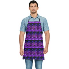 Violet Retro Kitchen Apron by Sparkle