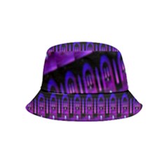 Violet Retro Inside Out Bucket Hat (kids) by Sparkle