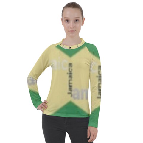 Jamaica, Jamaica  Women s Pique Long Sleeve Tee by Janetaudreywilson