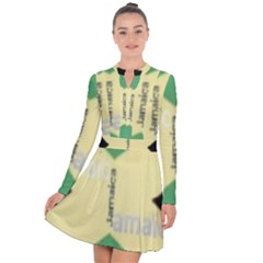 Jamaica, Jamaica  Long Sleeve Panel Dress by Janetaudreywilson