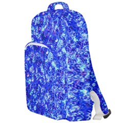 Blue Sequin Dreams Double Compartment Backpack by essentialimage