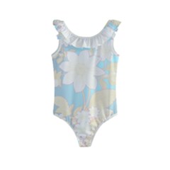 Blonde Dahlia - By Larenard Kids  Frill Swimsuit by LaRenard