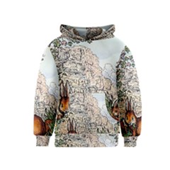 Stories From An Old Grey Wall - By Larenard Kids  Pullover Hoodie by LaRenard