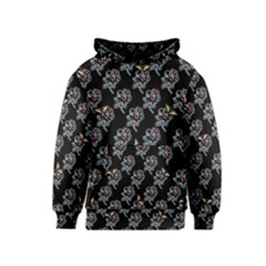 Rose Damour - Black - By Larenard Kids  Pullover Hoodie by LaRenard