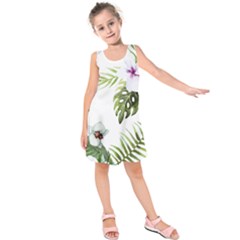 Flowers Kids  Sleeveless Dress by goljakoff