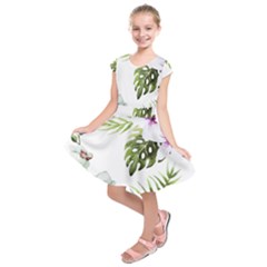 Flowers Kids  Short Sleeve Dress by goljakoff