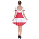 Flag of Austria Short Sleeve Bardot Dress View2