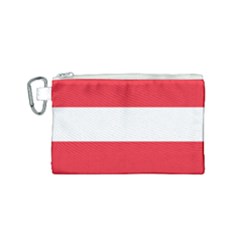 Flag Of Austria Canvas Cosmetic Bag (small) by FlagGallery