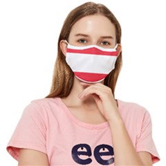 Flag Of Austria Fitted Cloth Face Mask (adult) by FlagGallery