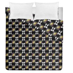 Shiny Skull Duvet Cover Double Side (queen Size) by Sparkle