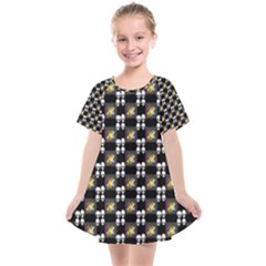 Shiny Skull Kids  Smock Dress by Sparkle