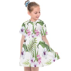 Summer Flowers Kids  Sailor Dress by goljakoff