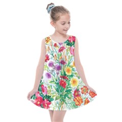 Summer Flowers Kids  Summer Dress by goljakoff