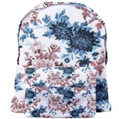 Blue And Rose Flowers Giant Full Print Backpack by goljakoff