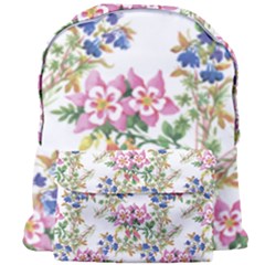 Garden Flowers Pattern Giant Full Print Backpack by goljakoff