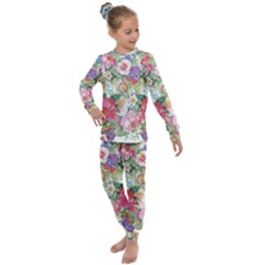 Beautiful Flowers Kids  Long Sleeve Set  by goljakoff