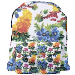 Flowers Pattern Giant Full Print Backpack by goljakoff