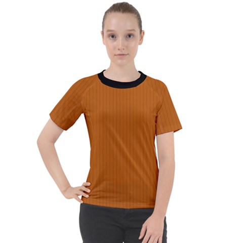 Alloy Orange & Black - Women s Sport Raglan Tee by FashionLane