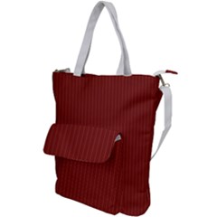 Berry Red & White - Shoulder Tote Bag by FashionLane