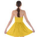 Dandelion Yellow & White - Strapless Bra Top Dress View2